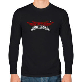 Мужской лонгслив хлопок с принтом Babymetal logo в Новосибирске, 100% хлопок |  | heavy | japan | kawaii | metal | music | rock | кавай | метал | музыка | рок | хэви | япония