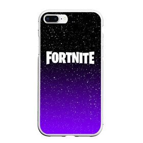 Чехол для iPhone 7Plus/8 Plus матовый с принтом FORTNITE SPACE в Новосибирске, Силикон | Область печати: задняя сторона чехла, без боковых панелей | fornite 2 | fortnite | fortnite x | marshmello | маршмелло | фортнайт | фортнайт 2 | фортнайт глава 2