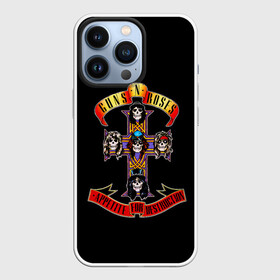 Чехол для iPhone 13 Pro с принтом Guns n roses + Спина в Новосибирске,  |  | Тематика изображения на принте: axl rose | geffen records | gnr | guns | rock | roses | slash | гансы | пистолеты | розы | рок | слеш | эксл роуз