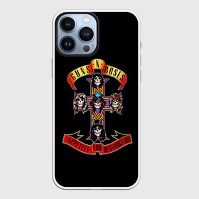 Чехол для iPhone 13 Pro Max с принтом Guns n roses + Спина в Новосибирске,  |  | axl rose | geffen records | gnr | guns | rock | roses | slash | гансы | пистолеты | розы | рок | слеш | эксл роуз