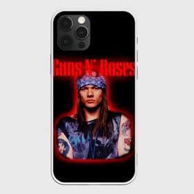Чехол для iPhone 12 Pro Max с принтом Guns n roses + Спина в Новосибирске, Силикон |  | axl rose | geffen records | gnr | guns | rock | roses | slash | гансы | пистолеты | розы | рок | слеш | эксл роуз