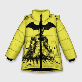 Зимняя куртка для девочек 3D с принтом Batman в Новосибирске, ткань верха — 100% полиэстер; подклад — 100% полиэстер, утеплитель — 100% полиэстер. | длина ниже бедра, удлиненная спинка, воротник стойка и отстегивающийся капюшон. Есть боковые карманы с листочкой на кнопках, утяжки по низу изделия и внутренний карман на молнии. 

Предусмотрены светоотражающий принт на спинке, радужный светоотражающий элемент на пуллере молнии и на резинке для утяжки. | bat man | batman | batman comics | caped crusader | dark knight | shtatbat | бетмен | брюс уэйн | бэт мен | бэтмен | тёмный рыцарь