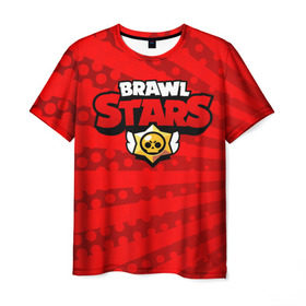 Мужская футболка 3D с принтом Brawl Stars в Новосибирске, 100% полиэфир | прямой крой, круглый вырез горловины, длина до линии бедер | brawl | bs | clash line | fails | funny | leon | moments | stars | supercell | tick | бой | босс | бравл | броубол | бс | драка | звезд | осада | поззи | сейф | старс | цель
