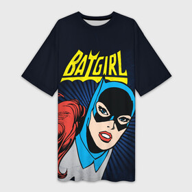 Платье-футболка 3D с принтом Batgirl в Новосибирске,  |  | barbara gordon | batgirl | batgirl comics | comics | shtatbat | барбара гордон | бетгерл | бэтгерл