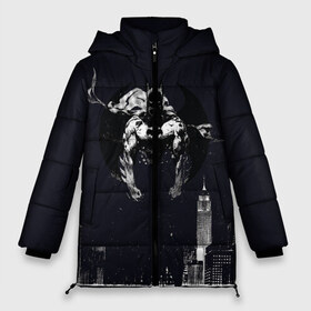 Женская зимняя куртка 3D с принтом Batman в Новосибирске, верх — 100% полиэстер; подкладка — 100% полиэстер; утеплитель — 100% полиэстер | длина ниже бедра, силуэт Оверсайз. Есть воротник-стойка, отстегивающийся капюшон и ветрозащитная планка. 

Боковые карманы с листочкой на кнопках и внутренний карман на молнии | bat man | batman | batman comics | caped crusader | comics | dark knight | shtatbat | бетмен | брюс уэйн | бэт мен | бэтмен | тёмный рыцарь