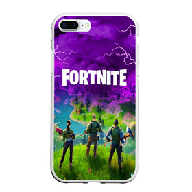 Чехол для iPhone 7Plus/8 Plus матовый с принтом FORTNITE STROM в Новосибирске, Силикон | Область печати: задняя сторона чехла, без боковых панелей | fortnite | fortnite 2 | fortnite x | marshmello | strom | маршмелло | фортнайт | фортнайт 2 | фортнайт глава 2 | шторм