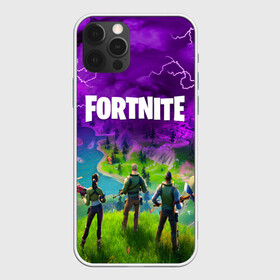 Чехол для iPhone 12 Pro с принтом ФОРТНАЙТ | FORTNITE в Новосибирске, силикон | область печати: задняя сторона чехла, без боковых панелей | fortnite | fortnite 2 | fortnite x | marshmello | strom | маршмелло | фортнайт | фортнайт 2 | фортнайт глава 2 | шторм