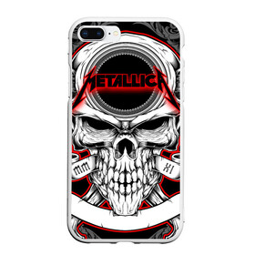 Чехол для iPhone 7Plus/8 Plus матовый с принтом Metallica в Новосибирске, Силикон | Область печати: задняя сторона чехла, без боковых панелей | album | black | concert | heavy | kirk | metal | metallica | music | rock | tolls | джеймс хэтфилд | кирк хэмметт | клифф бёртон | ларс ульрих | метал | металлика | трэш