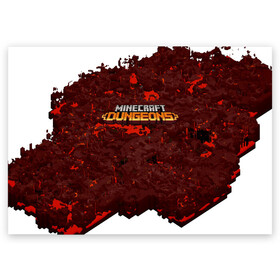 Поздравительная открытка с принтом Minecraft Dungeons в Новосибирске, 100% бумага | плотность бумаги 280 г/м2, матовая, на обратной стороне линовка и место для марки
 | Тематика изображения на принте: craft | creeper | dungeon | dungeons | earth | game | logo | mine | minecraft | minecraft dungeons | mobile | online | земля | игра | крипер | лого | майкрафт | майнкрафт | мобайл | онлайн | подземелье