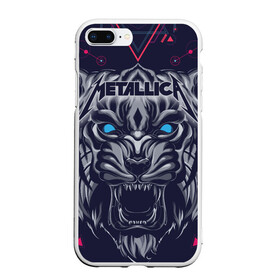 Чехол для iPhone 7Plus/8 Plus матовый с принтом Metallica в Новосибирске, Силикон | Область печати: задняя сторона чехла, без боковых панелей | album | black | concert | heavy | kirk | metal | metallica | music | rock | tolls | джеймс хэтфилд | кирк хэмметт | клифф бёртон | ларс ульрих | метал | металлика | трэш