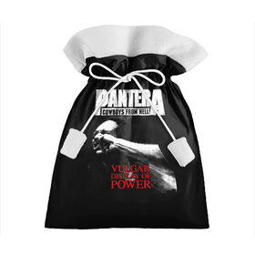 Подарочный 3D мешок с принтом Pantera в Новосибирске, 100% полиэстер | Размер: 29*39 см | Тематика изображения на принте: american | anselmo | havy metal | pantera | philip anselmo | trash metal | ансельмо | пантера | фил ансельмо