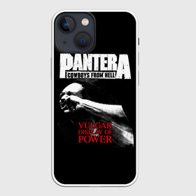 Чехол для iPhone 13 mini с принтом Pantera в Новосибирске,  |  | Тематика изображения на принте: american | anselmo | havy metal | pantera | philip anselmo | trash metal | ансельмо | пантера | фил ансельмо