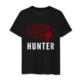 Мужская футболка хлопок с принтом Mindhunter в Новосибирске, 100% хлопок | прямой крой, круглый вырез горловины, длина до линии бедер, слегка спущенное плечо. | hunter | mind | mindhunter | netflix | мозг | охотник | охотник за разумом | разум | сериал