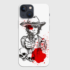 Чехол для iPhone 13 mini с принтом The Walking Dead в Новосибирске,  |  | the walking dead | twd | апокалипсис | зомби | карл | кровь | ходячие мертвецы