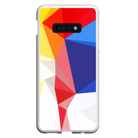 Чехол для Samsung S10E с принтом BACKGROUND COLOR в Новосибирске, Силикон | Область печати: задняя сторона чехла, без боковых панелей | abstract | abstraction | color | geometry | paitnt | polygon | polygonal | psy | абстракция | геометрия | краски | неоновые | полигоны | психоделика