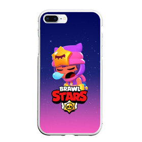 Чехол для iPhone 7Plus/8 Plus матовый с принтом BRAWL STARS - SANDY в Новосибирске, Силикон | Область печати: задняя сторона чехла, без боковых панелей | brawl | bull | colt | crow | game | games | leon | online | penny | poco | sandy | shelly | spike | star | stars | wanted | брав | бравл | браво | звезда | звезды | игра | игры | лого | онлайн | сенди | старс | сэнди