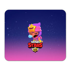 Коврик для мышки прямоугольный с принтом BRAWL STARS - SANDY в Новосибирске, натуральный каучук | размер 230 х 185 мм; запечатка лицевой стороны | brawl | bull | colt | crow | game | games | leon | online | penny | poco | sandy | shelly | spike | star | stars | wanted | брав | бравл | браво | звезда | звезды | игра | игры | лого | онлайн | сенди | старс | сэнди