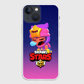 Чехол для iPhone 13 mini с принтом BRAWL STARS   SANDY в Новосибирске,  |  | brawl | bull | colt | crow | game | games | leon | online | penny | poco | sandy | shelly | spike | star | stars | wanted | брав | бравл | браво | звезда | звезды | игра | игры | лого | онлайн | сенди | старс | сэнди