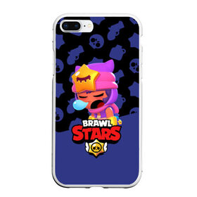 Чехол для iPhone 7Plus/8 Plus матовый с принтом BRAWL STARS - SANDY в Новосибирске, Силикон | Область печати: задняя сторона чехла, без боковых панелей | brawl | bull | colt | crow | game | games | leon | online | penny | poco | sandy | shelly | spike | star | stars | wanted | брав | бравл | браво | звезда | звезды | игра | игры | лого | онлайн | сенди | старс | сэнди