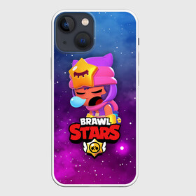 Чехол для iPhone 13 mini с принтом SANDY SPACE (Brawl Stars) в Новосибирске,  |  | brawl | bull | colt | crow | game | games | leon | online | penny | poco | sandy | shelly | spike | star | stars | wanted | брав | бравл | браво | звезда | звезды | игра | игры | лого | онлайн | сенди | старс | сэнди