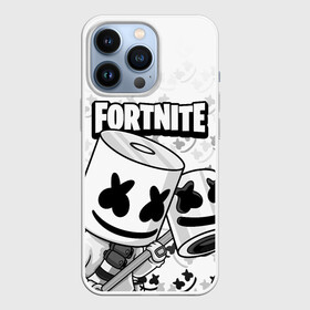 Чехол для iPhone 13 Pro с принтом FORTNITE MARSHMELLO в Новосибирске,  |  | Тематика изображения на принте: chapter 2 | fortnite | marshmello | диджей | игры | маршмэллоу | молоток | фортнайт