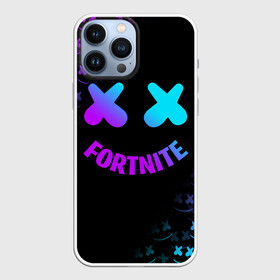 Чехол для iPhone 13 Pro Max с принтом FORTNITE x MARSHMELLO в Новосибирске,  |  | Тематика изображения на принте: fortnite | fortnite 2 | fortnite x маршмелло | ikonik | marshmello | ninja | ninja streamer | иконик | ниндзя | фортнайт | фортнайт 2 | фортнайт глава 2