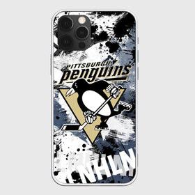 Чехол для iPhone 12 Pro Max с принтом Питтсбург Пингвинз в Новосибирске, Силикон |  | hockey | nhl | penguins | pittsburgh | pittsburgh penguins | usa | нхл | пингвинз | питтсбург | питтсбург пингвинз | спорт | сша | хоккей | шайба