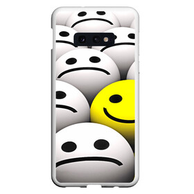 Чехол для Samsung S10E с принтом EMOJI 2019 в Новосибирске, Силикон | Область печати: задняя сторона чехла, без боковых панелей | emoji | настроение | позитив | смайлики | смайлы | стикеры | текстура смайл | улыбки | фон смайл | эмодзи