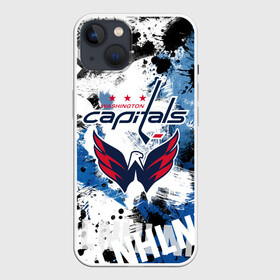 Чехол для iPhone 13 с принтом Вашингтон Кэпиталз в Новосибирске,  |  | capitals | hockey | nhl | usa | washington | washington capitals | вашингтон | вашингтон кэпиталз | кэпиталз | кэпиталс | кэпс | нхл | спорт | сша | хоккей | шайба