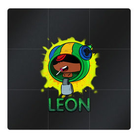 Магнитный плакат 3Х3 с принтом Leon (Brawl Stars) в Новосибирске, Полимерный материал с магнитным слоем | 9 деталей размером 9*9 см | brawl stars | crow | game | leon | бравл | бравл стар | бравл старс | ворон | ворона | детская | детям | игра | компьютерная игра | кров | леон | персонаж | развлечение