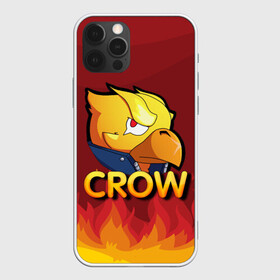 Чехол для iPhone 12 Pro с принтом Crow (Brawl Stars) в Новосибирске, силикон | область печати: задняя сторона чехла, без боковых панелей | brawl stars | crow | game | leon | бравл | бравл стар | бравл старс | ворон | ворона | детская | детям | игра | компьютерная игра | кров | леон | персонаж | развлечение