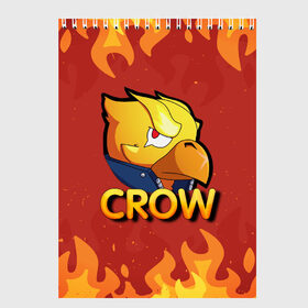 Скетчбук с принтом Crow (Brawl Stars) в Новосибирске, 100% бумага
 | 48 листов, плотность листов — 100 г/м2, плотность картонной обложки — 250 г/м2. Листы скреплены сверху удобной пружинной спиралью | brawl stars | crow | game | leon | бравл | бравл стар | бравл старс | ворон | ворона | детская | детям | игра | компьютерная игра | кров | леон | персонаж | развлечение