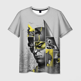 Мужская футболка 3D с принтом Batman 80th Anniversary в Новосибирске, 100% полиэфир | прямой крой, круглый вырез горловины, длина до линии бедер | Тематика изображения на принте: 80 | 80th | anniversary | bat man | batman | batman comics | caped crusader | dark knight | shtatbat | бетмен | брюс уэйн | бэт мен | бэтмен | тёмный рыцарь