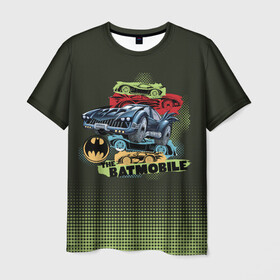Мужская футболка 3D с принтом The Batmobile в Новосибирске, 100% полиэфир | прямой крой, круглый вырез горловины, длина до линии бедер | Тематика изображения на принте: 80 | 80th | anniversary | bat man | batman | batman comics | caped crusader | dark knight | shtatbat | бетмен | брюс уэйн | бэт мен | бэтмен | тёмный рыцарь
