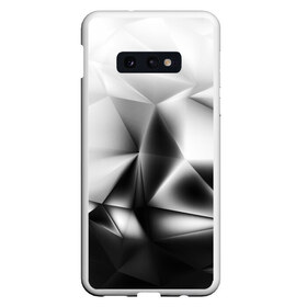 Чехол для Samsung S10E с принтом GRAY&BLACK STYLE в Новосибирске, Силикон | Область печати: задняя сторона чехла, без боковых панелей | abstract | abstraction | color | geometry | paitnt | polygon | polygonal | psy | абстракция | геометрия | краски | неоновые | полигоны | психоделика