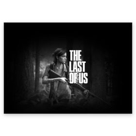 Поздравительная открытка с принтом THE LAST OF US в Новосибирске, 100% бумага | плотность бумаги 280 г/м2, матовая, на обратной стороне линовка и место для марки
 | cicadas | fireflies | naughty dog | the last of us | the last of us part 2 | джоэл | последние из нас | цикады | элли