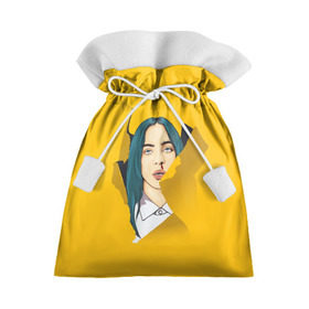 Подарочный 3D мешок с принтом Billie Eilish в Новосибирске, 100% полиэстер | Размер: 29*39 см | bad | billie | boy | boys | eilish | girl | girls | music | pop | rap | sad | trend | билли | грустно | девочка | девочки | девушка | мальчик | музыка | поп | рэп | тренд | эйлиш