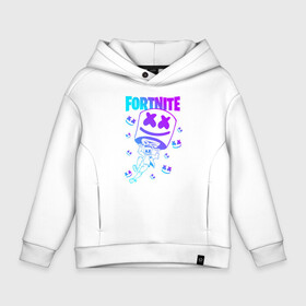 Детское худи Oversize хлопок с принтом FORTNITE x MARSHMELLO в Новосибирске, френч-терри — 70% хлопок, 30% полиэстер. Мягкий теплый начес внутри —100% хлопок | боковые карманы, эластичные манжеты и нижняя кромка, капюшон на магнитной кнопке | fortnite | fortnite 2 | fortnite x | marshmello | ninja | ninja hyper streamer | ninja streamer | streamer | tyler blevins | маршмелло | ниндзя | фортнайт | фортнайт 2 | фортнайт глава 2