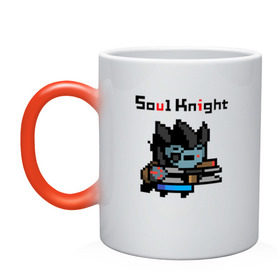 Кружка хамелеон с принтом SOUL KNIGHT ОБОРОТЕНЬ в Новосибирске, керамика | меняет цвет при нагревании, емкость 330 мл | knight играть | soul knight | soul knight ассасин | soul играть | гранд вотер | друид | игра soul | инженер. | соул кнайт | эльф