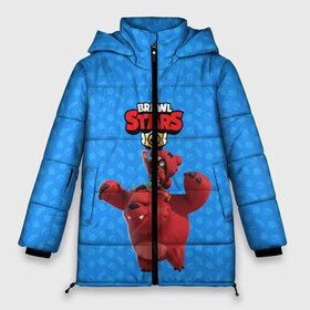 Женская зимняя куртка 3D с принтом Brawl Stars Nita в Новосибирске, верх — 100% полиэстер; подкладка — 100% полиэстер; утеплитель — 100% полиэстер | длина ниже бедра, силуэт Оверсайз. Есть воротник-стойка, отстегивающийся капюшон и ветрозащитная планка. 

Боковые карманы с листочкой на кнопках и внутренний карман на молнии | bo | brawl | brock | bull | colt | dynamike | elprimo | jessie | moba | nita | shelly | spike | stars | бо | брок | булл | джесси | динамайк | кольт | нита | спайк | шелли | эльпримо