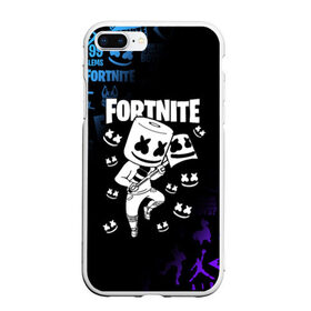 Чехол для iPhone 7Plus/8 Plus матовый с принтом FORTNITE MARSHMELLO в Новосибирске, Силикон | Область печати: задняя сторона чехла, без боковых панелей | fnchap2 | fortnite | fortnite 2 | fortnite x | marshmello | ninja | ninja hyper streamer | ninja streamer | streamer | tyler blevins | маршмелло | ниндзя | фортнайт | фортнайт 2 | фортнайт глава 2