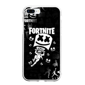 Чехол для iPhone 7Plus/8 Plus матовый с принтом FORTNITE MARSHMELLO в Новосибирске, Силикон | Область печати: задняя сторона чехла, без боковых панелей | fnchap2 | fortnite | fortnite 2 | fortnite x | marshmello | ninja | ninja hyper streamer | ninja streamer | streamer | tyler blevins | маршмелло | ниндзя | фортнайт | фортнайт 2 | фортнайт глава 2