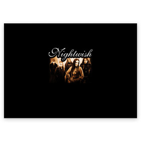 Поздравительная открытка с принтом Nightwish в Новосибирске, 100% бумага | плотность бумаги 280 г/м2, матовая, на обратной стороне линовка и место для марки
 | Тематика изображения на принте: metal | nightwish | symphonic metal | tarja | tarja turunen | turunen | метал | найтвиш | симфоник метал | тарья | турунен