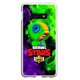 Чехол для Samsung S10E силиконовый с принтом BRAWL STARS LEON в Новосибирске, Силикон | Область печати: задняя сторона чехла, без боковых панелей | Тематика изображения на принте: 8 bit | 8 бит | bibi | brawl stars | crow | el brown | leon | leon shark | max | mr.p | sally leon | shark | stars | virus | werewolf | акула | биби | вирус | ворон | леон | оборотень | пингвин