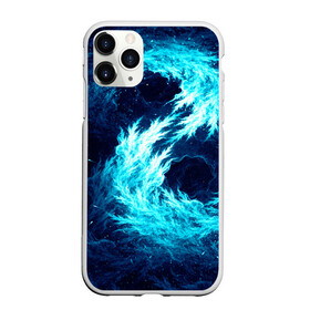 Чехол для iPhone 11 Pro матовый с принтом Abstract fractal blue flame в Новосибирске, Силикон |  | abstract | colors | dark | flame | fractal | space | абстракция | космос | краски | огонь | пламя | тёмный | фрактал