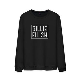 Мужской свитшот хлопок с принтом Billie Eilish в Новосибирске, 100% хлопок |  | billie | billie eilish | eilish | ocean eyes | айлиш | билли | билли айлиш