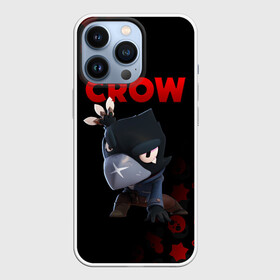 Чехол для iPhone 13 Pro с принтом BRAWL STARS CROW в Новосибирске,  |  | brawl stars | bull | colt | crow | leon | stars | берли | бо | брок | ворон | джесси | динамайк | дэррил | кольт | леон | мортис | нита | пайпер | пенни | поко | пэм | рикошет | спайк | фрэнк | шелли | эль примо