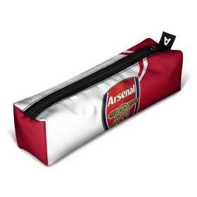 Пенал 3D с принтом Arsenal FC в Новосибирске, 100% полиэстер | плотная ткань, застежка на молнии | Тематика изображения на принте: apl | arsenal | fc arsenal | football | англия | апл | арсенал | фк арсенал | футбол