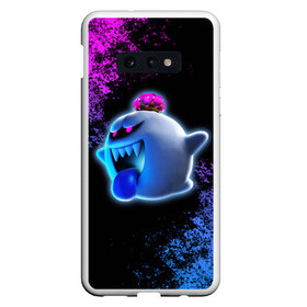 Чехол для Samsung S10E с принтом Luigis Mansion в Новосибирске, Силикон | Область печати: задняя сторона чехла, без боковых панелей | game | luigis mansion | mario | nintendo | видеоигра | игра | луиджи | марио | привидение | призрак