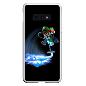 Чехол для Samsung S10E с принтом Luigis Mansion в Новосибирске, Силикон | Область печати: задняя сторона чехла, без боковых панелей | game | luigis mansion | mario | nintendo | видеоигра | игра | луиджи | марио | привидение | призрак